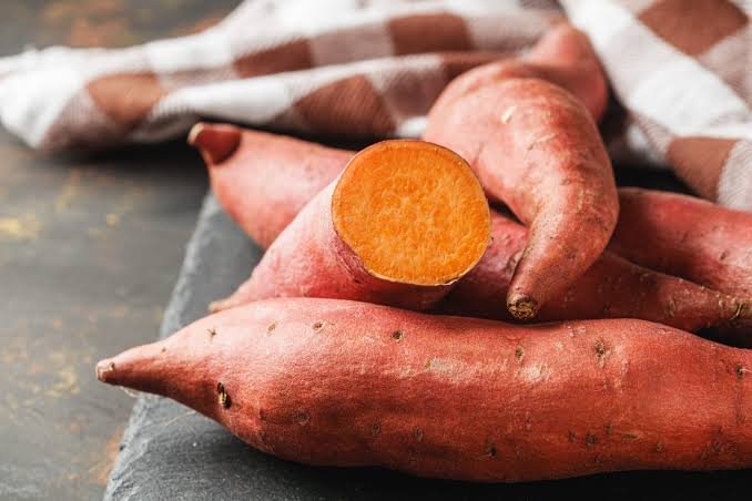 Fresh Orange-Fleshed Sweet Potatoes